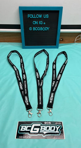 Official Bcgbody Lanyard Keychain Black With Logo New Limited Edition Each