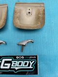 1978 - 1988 Gbody Sunroof Cutlass Monte Coat Hook Set W/  Retainers Tan OEM GM