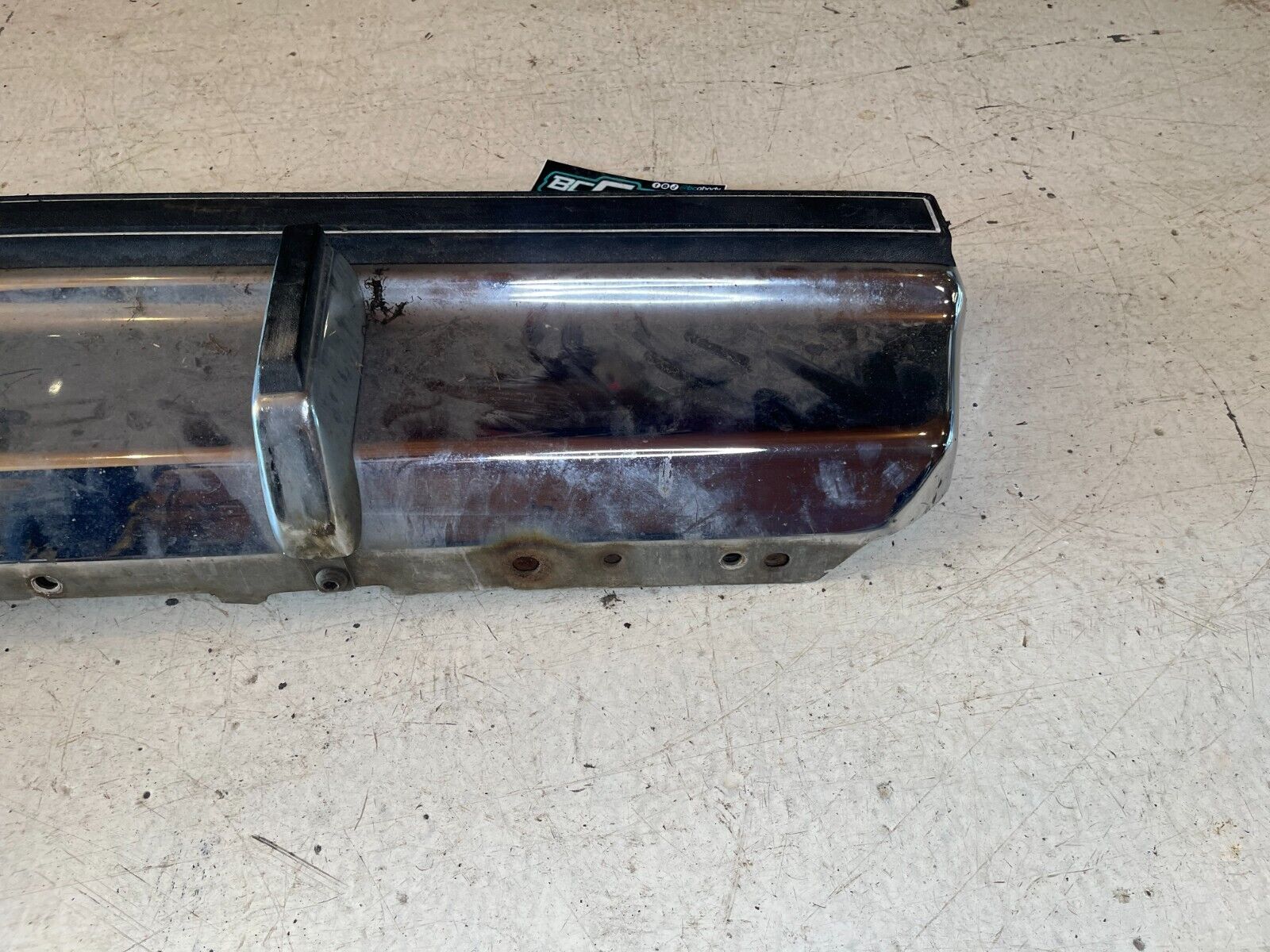 1981 - 1987 Gbody Buick Regal Rear Chrome Bumper W/ Impact Strip OEM Genuine GM