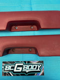 1978 - 1982 Chevy Malibu GBODY Original GM 4 Door Carmine Short Armrest Pad Pair