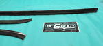 1984-1987 Gbody Grand National 3PC Rear Window Molding Trim Black OEM Genuine GM