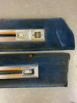 1981-1988 Gbody Cutlass Brougham Interior Upper Door Panels Power Blue OEM GM