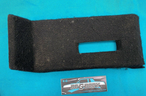 1981-1987 Gbody Monte Carlo Top Plate Console Shifter Felt Black OEM GM 459518