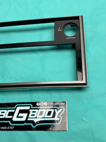 1984 - 1987 Gbody Regal Grand National Radio Climate Control Bezel Trim OEM GM