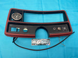 1978 - 1980 Chevrolet Malibu 4 Door Dash Instrument Bezel Red Carmine OEM GM