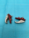 1978 - 1987 Gbody Regal Cutlass Interior Coat Hook Pair With Red Retainers OEM