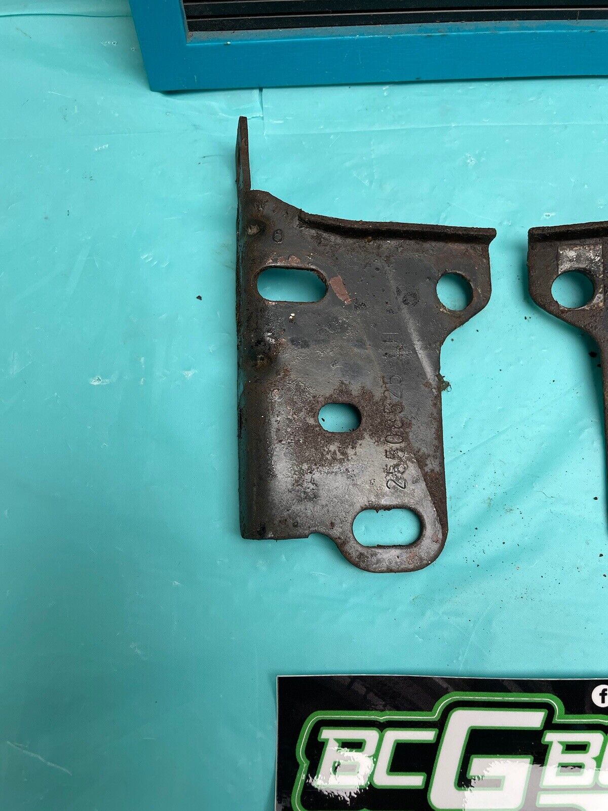 1981 - 1987 Gbody Buick Regal Fender to Rad Support Bracket Pair OEM Genuine GM