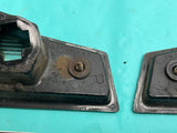 1978-1988 Gbody Monte Rear Tag Pocket License Plate Light Lens Pair OEM GM