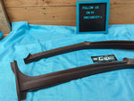 1981 - 1988  Gbody Regal Cutlass Monte B-Pillar Interior Trim Pair Brown GM OEM