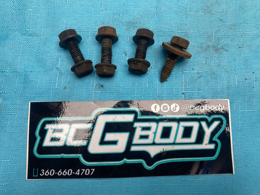 1981-1988 Gbody Monte Carlo Right Front Bump Shock Hardware x4 Bolts OEM GM