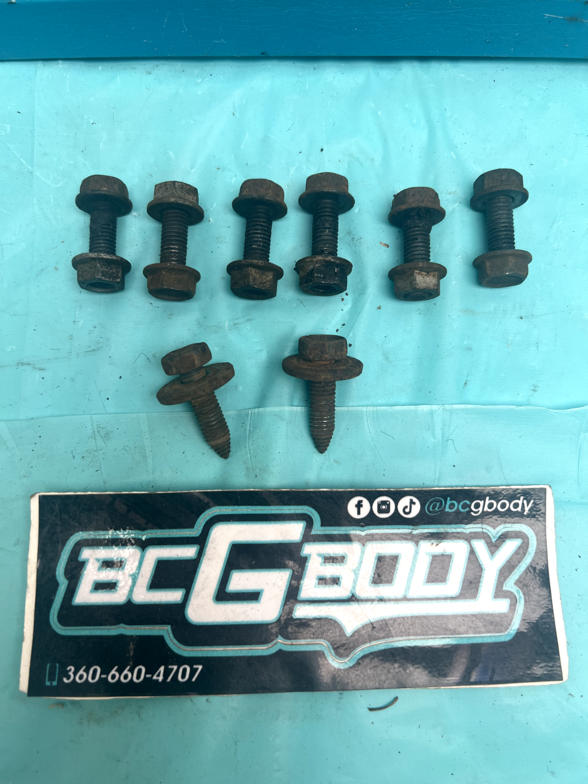 1978-1988 Gbody Cutlass Front Bumper Fender Hardware Bolts Set OEM GM