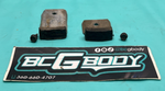 1978-1988 Gbody Monte Carlo Windshield Glass Stop Bracket Set OEM Genuine GM