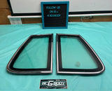 1981-1988 Gbody Cutlass Supreme Vinyl Top Quarter Window Glass Pair OEM GM