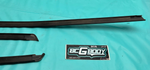 1984-1987 Gbody Grand National 3PC Rear Window Molding Trim Black OEM Genuine GM