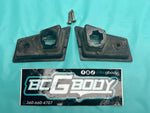 1978-1988 Gbody Monte Rear Tag Pocket License Plate Light Lens Pair OEM GM