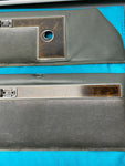 1981-1986 Gbody Cutlass Supreme Upper Door Panel Manual Pair Gray OEM Genuine GM