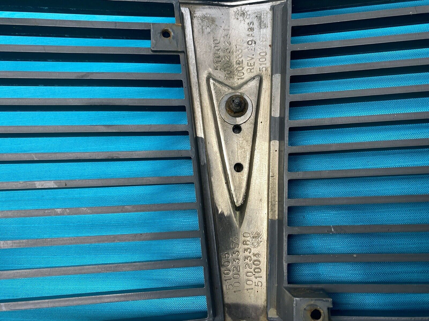 Vintage Factory Pontiac Grille With Emblem OEM Genuine GM Original