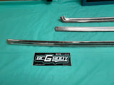 1978 - 1981 Gbody Chevrolet Malibu 4 Door Front Window Trim Set Chrome OEM GM