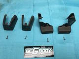 1978 - 1988 Gbody Seat Track Cap Cover Set Four Piece Black OEM Genuine GM