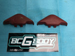 1978 - 1987 GBODY PAIR Cutlass Regal Seatbelt Track Cap Cover Maroon 20093573