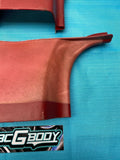 1978 - 1987 Malibu Lemans Regal Cutlass 4 Door Interior Trim Pair Red Carmine GM