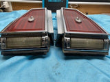 1981 - 1986 Chevrolet Monte Carlo Tail Light Lamp Lens Pair OEM Genuine GM