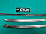 1978 - 1988 Gbody Regal Monte Cutlass 3PC Rear Window Molding Trim Set OEM GM