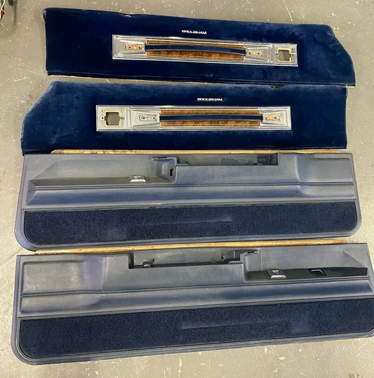 1981-1987 Cutlass Brougham Power Door Panel Set Interior Upper Lower OEM GM Nice