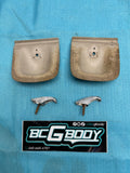 1978 - 1988 Gbody Sunroof Cutlass Monte Coat Hook Set W/  Retainers Tan OEM GM