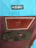 1978 - 1988 GBody Monte Carlo RIGHT Lower Interior Rear Door Panel RED 20044094