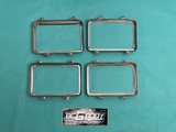 1978 - 1987 Gbody Regal Monte El Camino 4x6 Headlight Lamp Trim Ring Set OEM GM