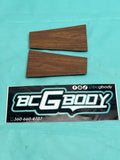 1981-1988 Gbody Cutlass Woodgrain Trim Pull Strap Cover Escutcheon Pair OEM GM