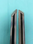 1981 - 1988 Gbody Body Side Chrome Black Adhesive Molding Trim Pair OEM GM