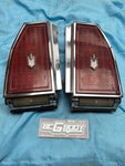 1981 - 1986 Chevrolet Monte Carlo Tail Light Lamp Lens Pair OEM Genuine GM