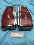 1981 - 1986 Chevrolet Monte Carlo Tail Light Lamp Lens Pair OEM Genuine GM