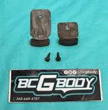 1978-1987 Gbody Grand Prix Windshield Glass Stop Bracket Set OEM Genuine GM