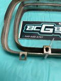 1978 - 1981 GBODY Monte Elco Head Lamp Light Trim Ring Bezel Set OEM GM Two