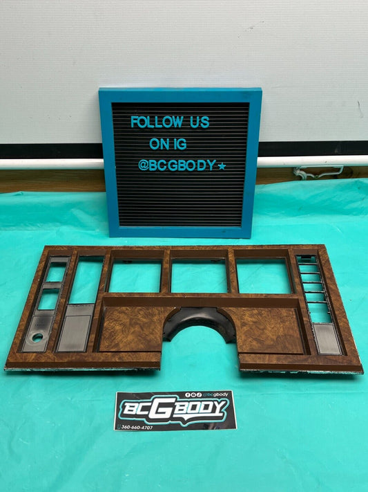 1981 - 1983 Gbody Buick Regal Dash Instrument Bezel Woodgrain OEM GM 25508095