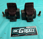 1978-1988 Gbody Monte Bench Seat Seatbelt Set Kit Oxblood Cutlass Regal OEM GM