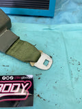 1978-1988 Gbody Bench Seat RIGHT Front Seatbelt Retractor GREEN OEM Genuine GM