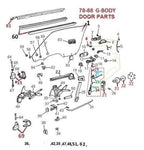 1978 -1988 Gbody Monte Carlo Regal Malibu Door Window Glass Track GM OEM