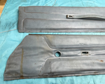 1978 - 1980 Gbody Monte Carlo Upper Door Panels Blue Manual Window Pair OEM GM