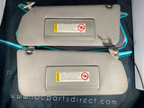 1993-1996 Cadillac Fleetwood RWD Sun Visor Factory Grey Pair OEM Nice 15001737