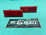 1981 - 1988 Gbody Oldsmobile Cutlass Rear Marker Light Lamp Lens Pair Red OEM GM