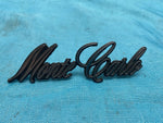 1978 - 1980 Chevrolet Monte Carlo Script Logo Chevy Emblem OEM Genuine GM