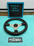 1978 - 1988 Gbody Grant Three Spoke Steering Wheel Aftermarket 13 Inch