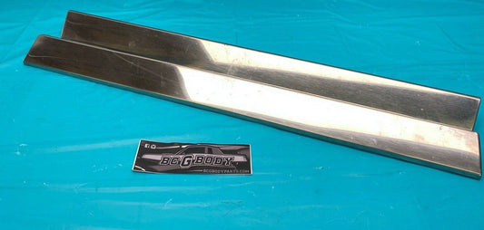 1981-1987 Buick Regal 4 Door Sedan Rear Door Rocker Stainless Trim Chrome OEM