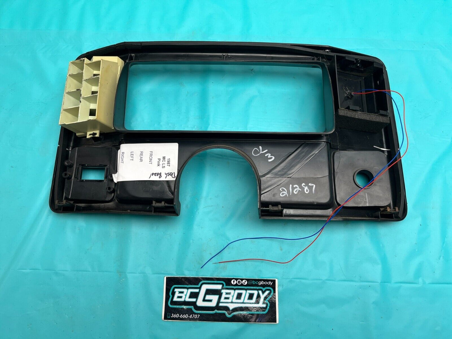 1986-1988 Gbody Monte Carlo LS Dash Instrument Gauge Cluster Bezel OEM GM