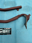 1978 - 1987 Regal Monte Cutlass Malibu Gbody Dash Corner Trim Pair Maroon OEM GM