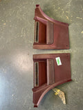 1981 - 1988 Oldsmobile Cutlass Gbody Rear Lower Panel Interior Pair Red OEM GM